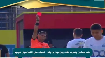 طرد مفاجئ يضرب لقاء بيراميدز ودجلة.. تعرف على التفاصيل فيديو